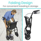 Bariatric Rollator with 8" Wheels Vive Health - AskSAMIE: Answers for Accessibility