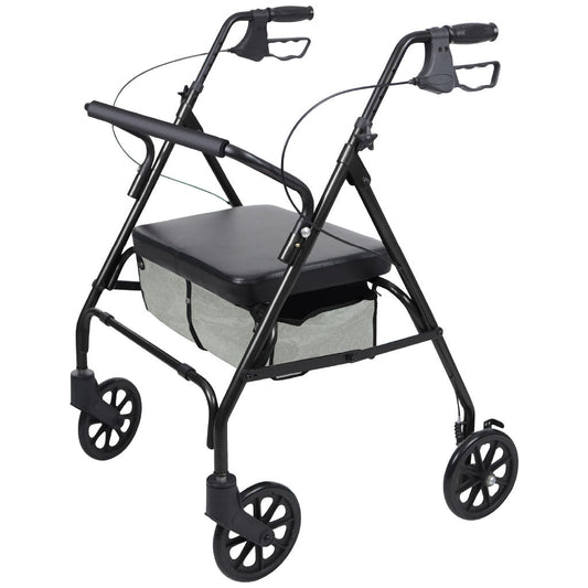 Bariatric Rollator with 8" Wheels Vive Health - AskSAMIE: Answers for Accessibility