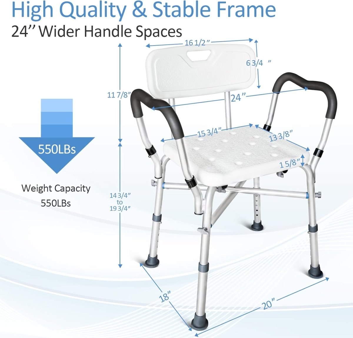 Bariatric Shower Chair with Back DMI - AskSAMIE: Answers for Accessibility