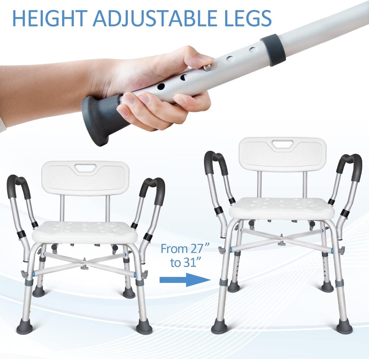 Bariatric Shower Chair with Back DMI - AskSAMIE: Answers for Accessibility