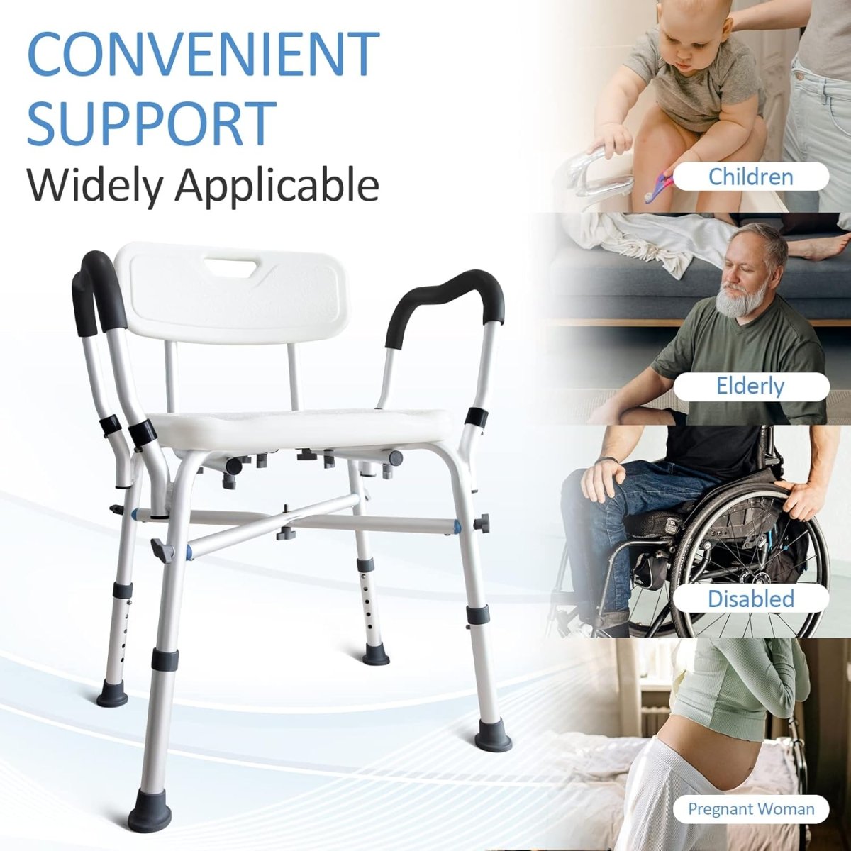 Bariatric Shower Chair with Back DMI - AskSAMIE: Answers for Accessibility