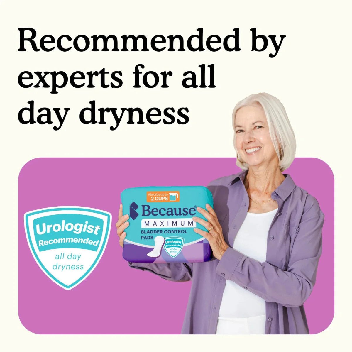 Because Premium Pads for Women | Maximum Because Market - AskSAMIE: Answers for Accessibility