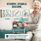 Bed Assist Rail with Motion-Sensor Night Light – Safety Rail for Seniors