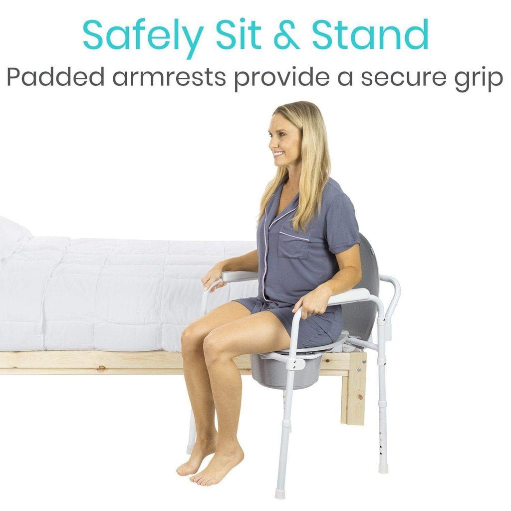 Bedside Commode | Bedside Toilet Vive Health - AskSAMIE: Answers for Accessibility
