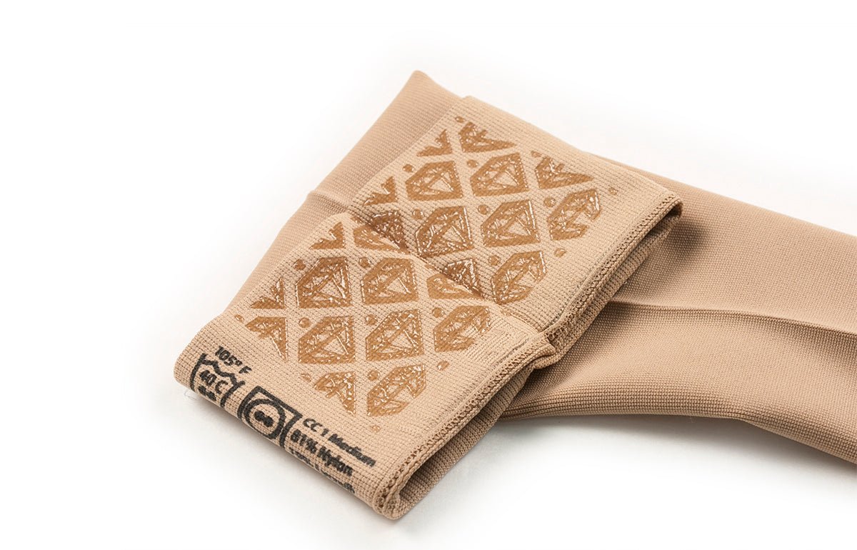 Beige Gradient Compression Arm Sleeve LympheDIVAs - AskSAMIE: Answers for Accessibility