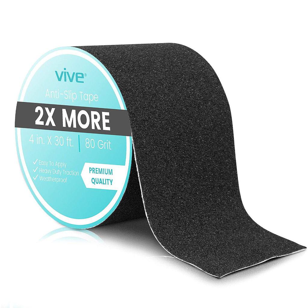 Black Anti Slip Stair Tread Vive Health - AskSAMIE: Answers for Accessibility