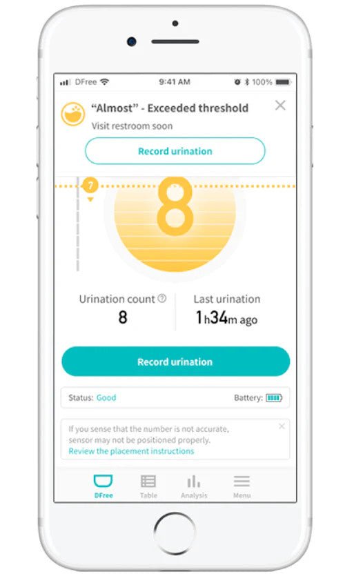Bladder Support Device DFree - AskSAMIE: Answers for Accessibility