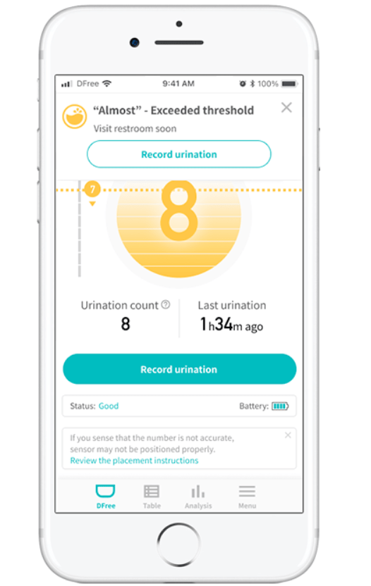 Bladder Support Device DFree - AskSAMIE: Answers for Accessibility