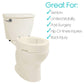Bolted Toilet Seat Riser Vive Health - AskSAMIE: Answers for Accessibility