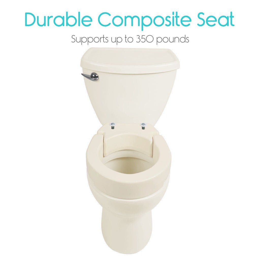 Bolted Toilet Seat Riser Vive Health - AskSAMIE: Answers for Accessibility