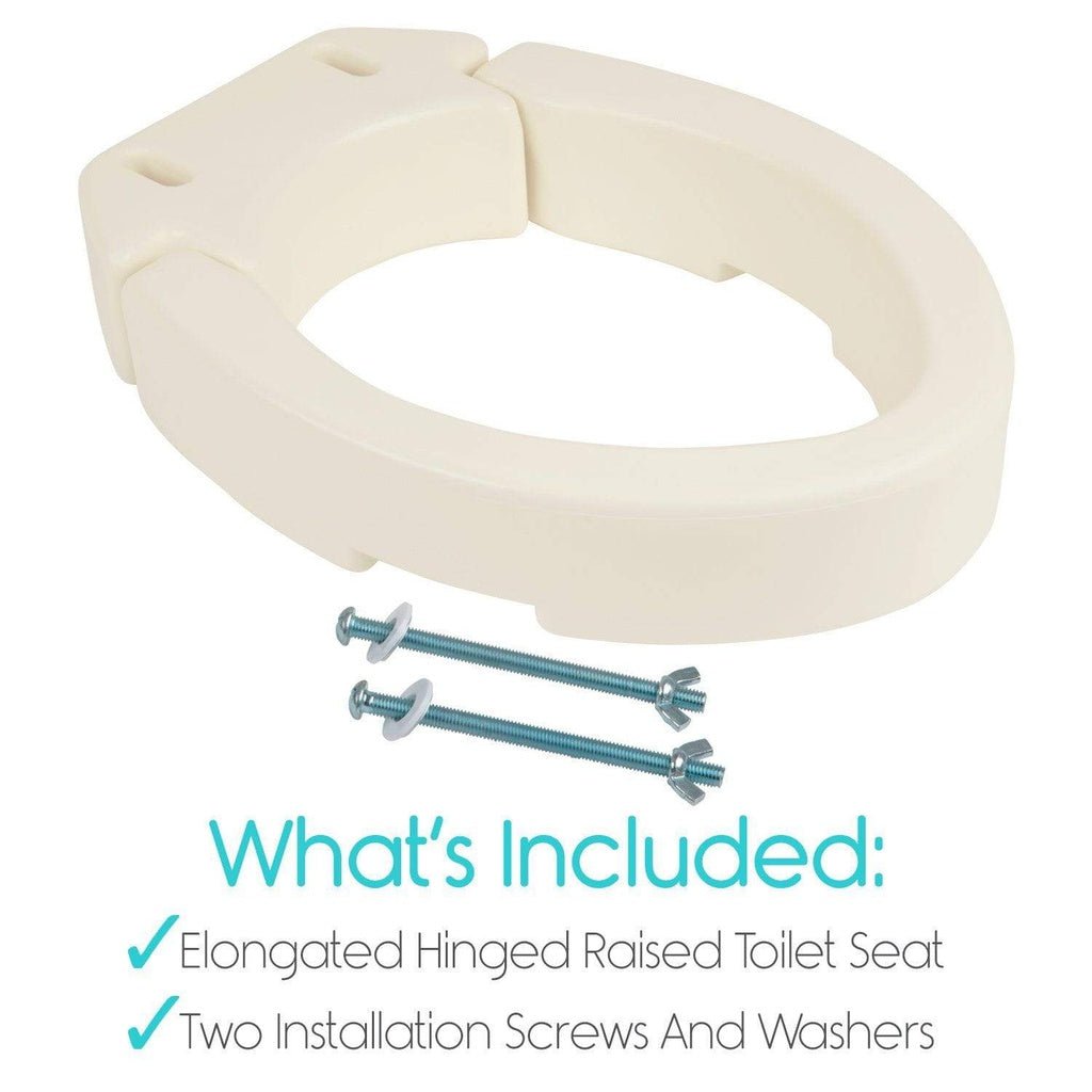 Bolted Toilet Seat Riser Vive Health - AskSAMIE: Answers for Accessibility