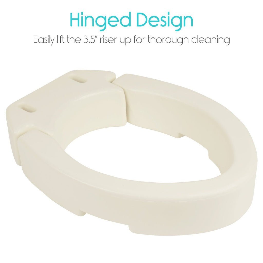 Bolted Toilet Seat Riser Vive Health - AskSAMIE: Answers for Accessibility