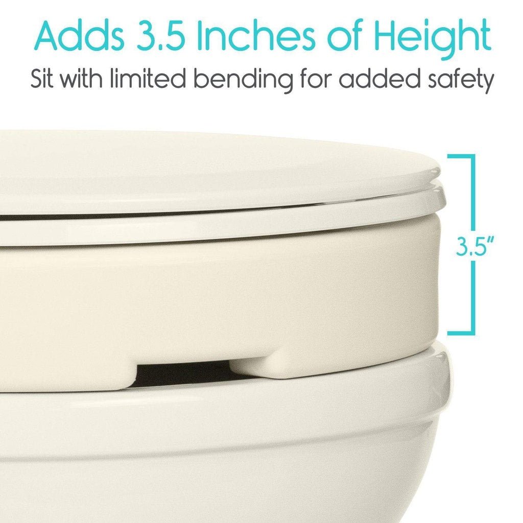 Bolted Toilet Seat Riser Vive Health - AskSAMIE: Answers for Accessibility