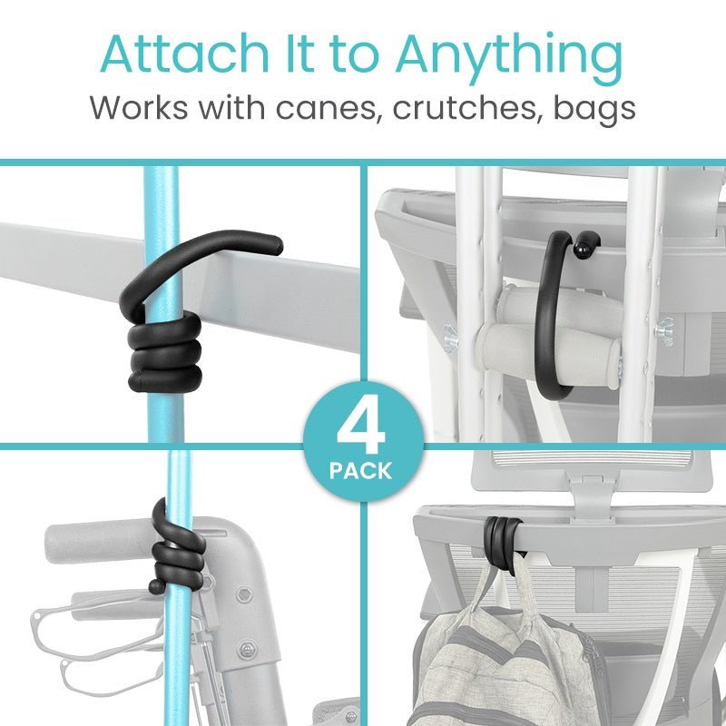 Cane Holder for Scooter or Walker Vive Health - AskSAMIE: Answers for Accessibility