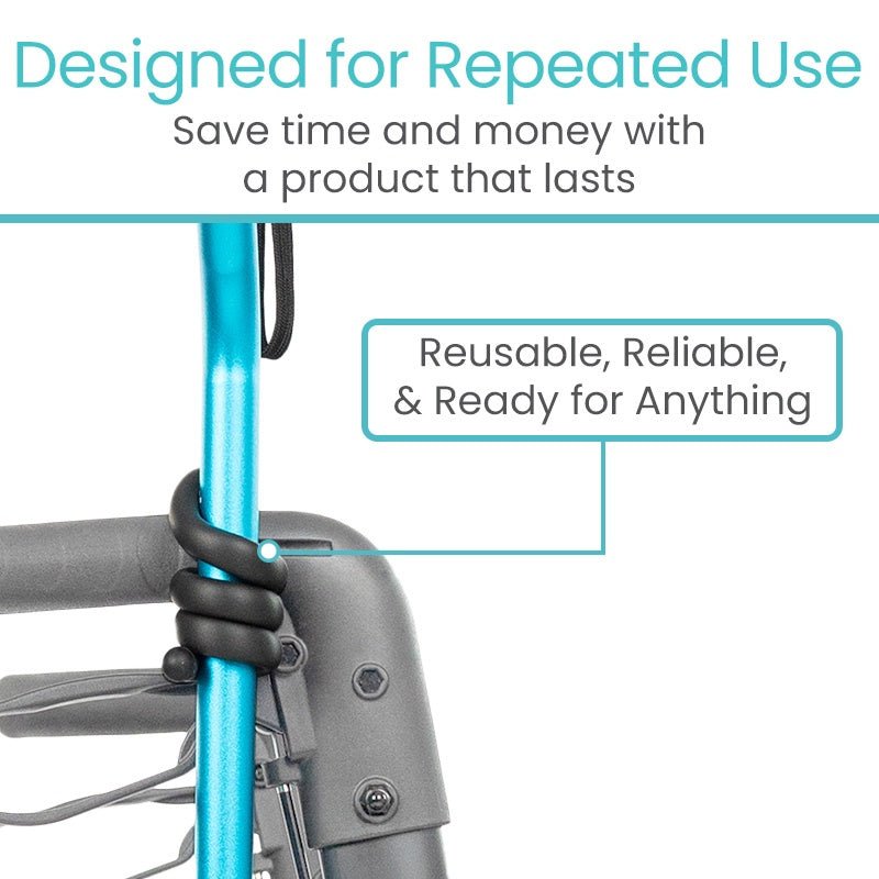 Cane Holder for Scooter or Walker Vive Health - AskSAMIE: Answers for Accessibility