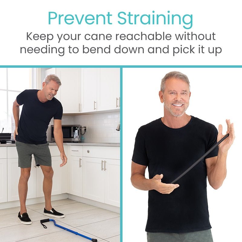 Cane Holder for Scooter or Walker Vive Health - AskSAMIE: Answers for Accessibility