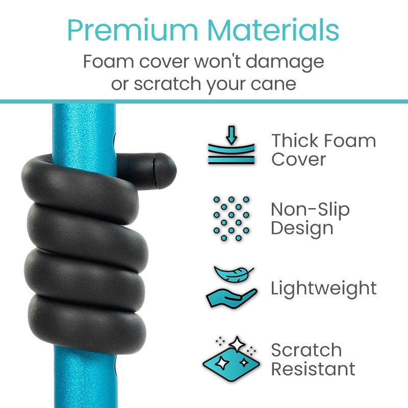 Cane Holder for Scooter or Walker Vive Health - AskSAMIE: Answers for Accessibility