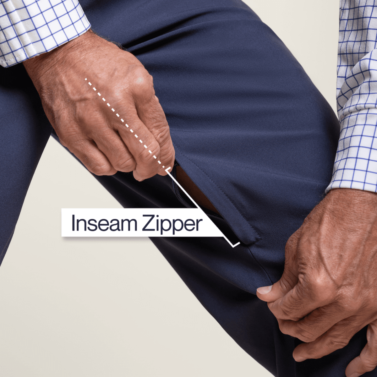 CareZips® Men's Access Pants - AskSAMIE: Answers for Accessibility
