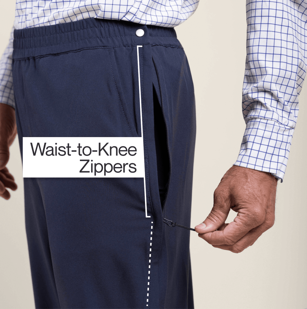 CareZips® Men's Access Pants - AskSAMIE: Answers for Accessibility