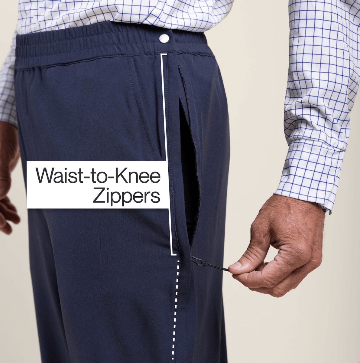 CareZips® Men's Adaptive Pants Joe & Bella - AskSAMIE: Answers for Accessibility