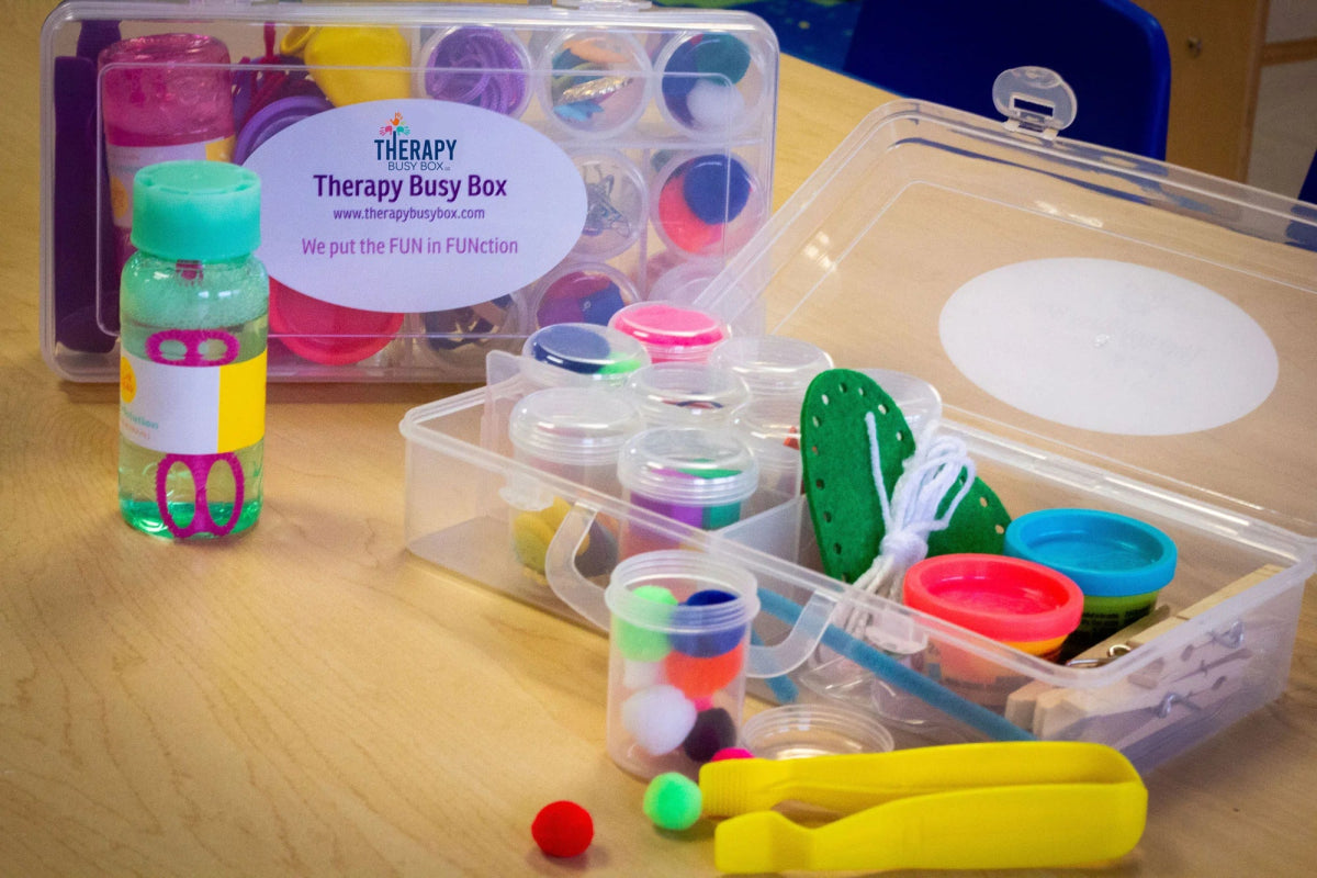 Children's Therapy Busy Box Therapy Busy Box - AskSAMIE: Answers for Accessibility