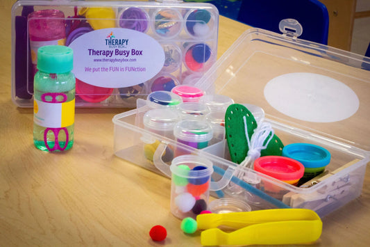 Children's Therapy Busy Box Therapy Busy Box - AskSAMIE: Answers for Accessibility