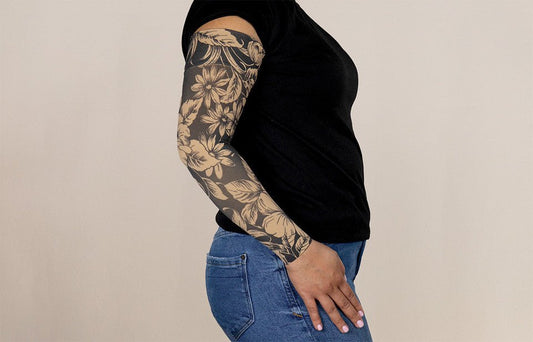 Compression Arm Sleeve for Lymphedema and Swelling | Bali Sand Arm Sleeve LympheDIVAS - AskSAMIE: Answers for Accessibility