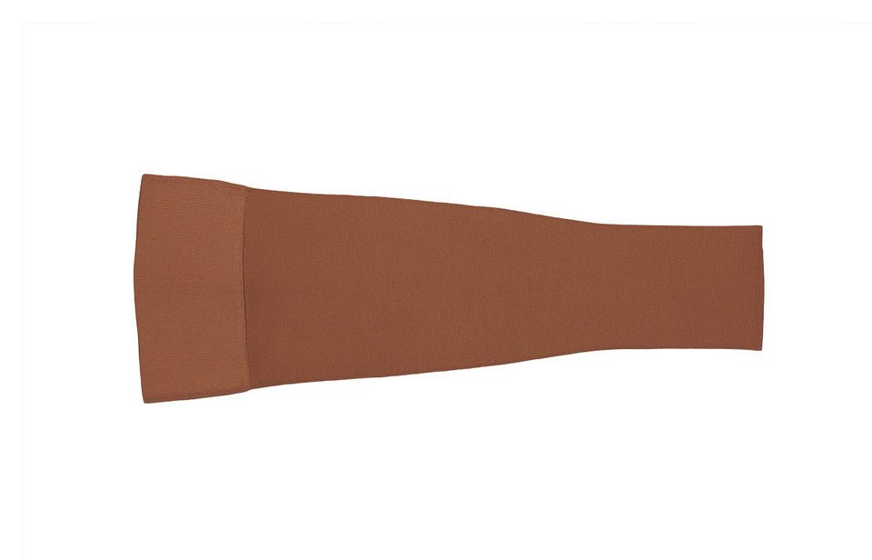 Compression Arm Sleeve for Lymphedema and Swelling | Mocha Arm Sleeve LympheDIVAS - AskSAMIE: Answers for Accessibility