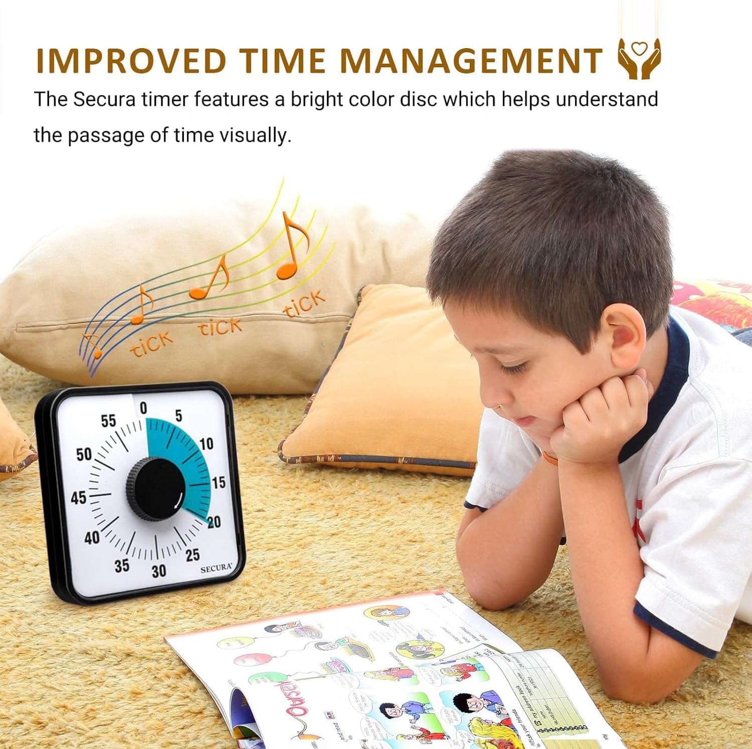 Countdown Timer used to manage activity time for children from AskSAMIE
