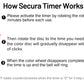Countdown Timer how to use instructions detailed from AskSAMIE
