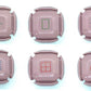LegiLiner LegiCube Self-Inking Teacher Stamp - Math and Handwriting Lines Multi-Roller Stamp shown with all designs available from AskSAMIE