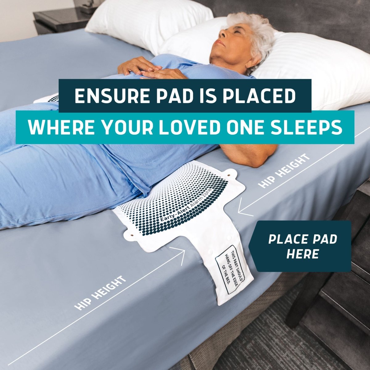 Early-Alert Bed Alarm – Patented Pre-Exit Sensor for Fall Prevention Lunderg - AskSAMIE: Answers for Accessibility