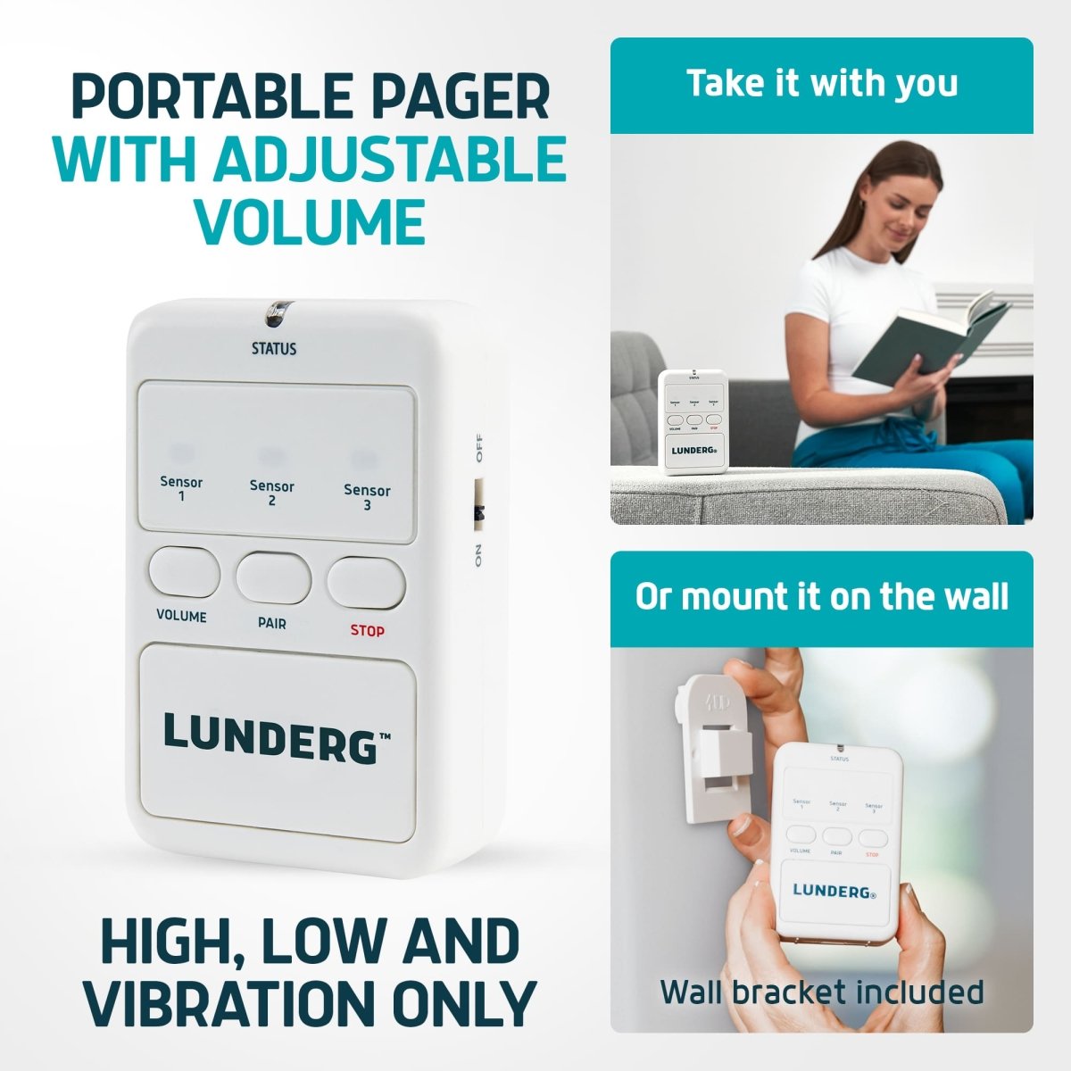 Early-Alert Bed Alarm – Patented Pre-Exit Sensor for Fall Prevention Lunderg - AskSAMIE: Answers for Accessibility