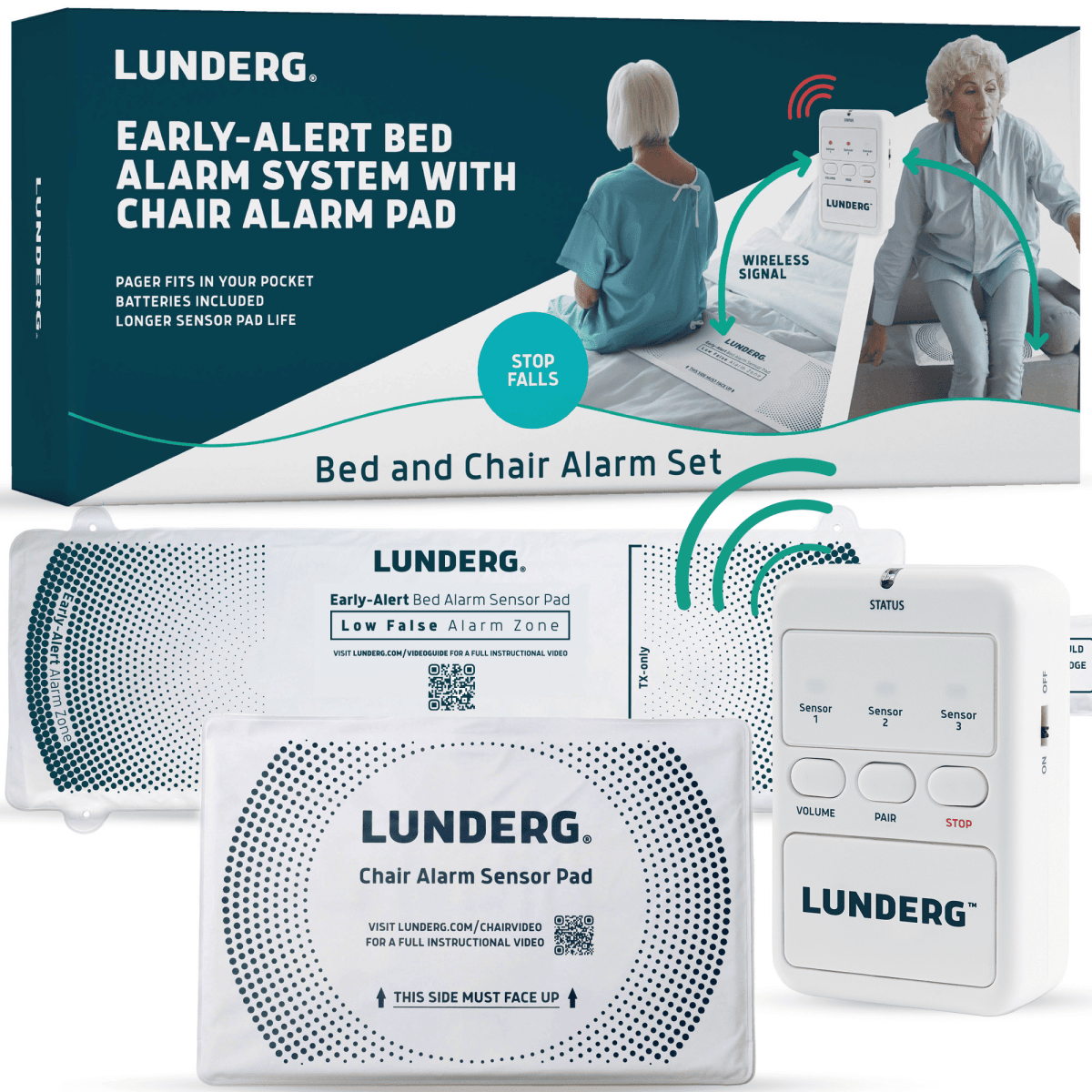 Early-Alert Bed Alarm – Patented Pre-Exit Sensor for Fall Prevention Lunderg - AskSAMIE: Answers for Accessibility