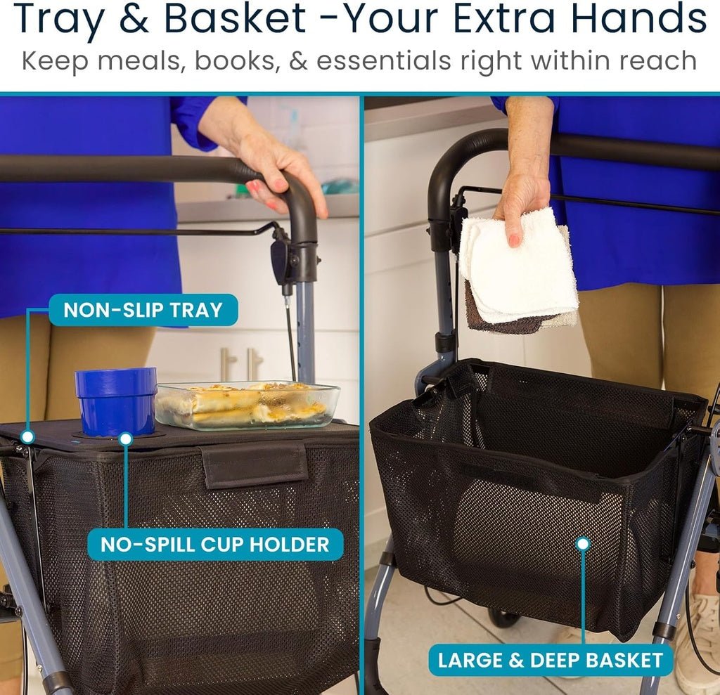 Easy Brake Rollator Vive Health - AskSAMIE: Answers for Accessibility