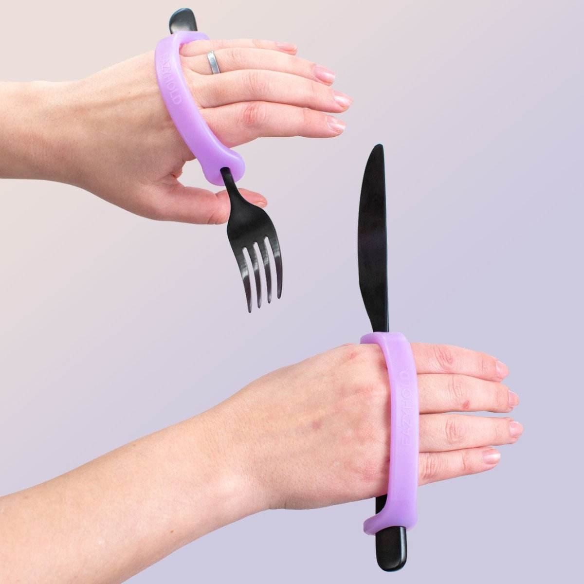 EaZyHold Grip Aid Cuffs for Seniors | 8 Pack | Arthritis, Parkinson's & Stroke EaZyHold - AskSAMIE: Answers for Accessibility