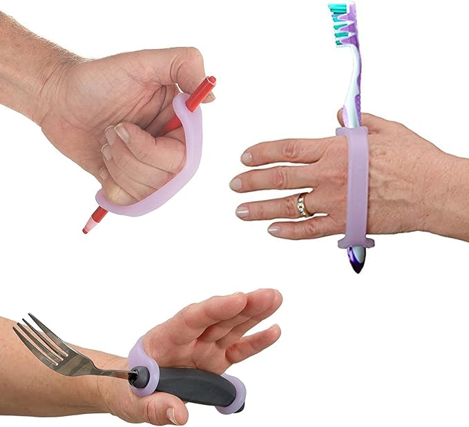 EaZyHold Grip Aid Cuffs for Seniors | 8 Pack | Arthritis, Parkinson's & Stroke EaZyHold - AskSAMIE: Answers for Accessibility
