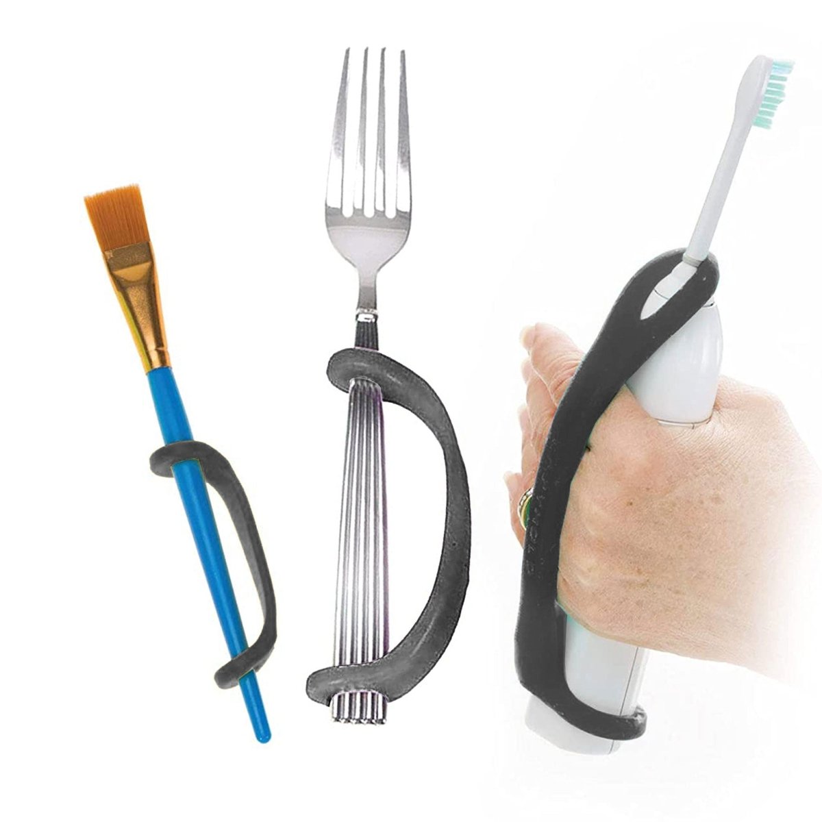 EazyHold Universal Grip Aid Strap – 3-Pack for Weak Hands & Limited Mobility EaZyHold - AskSAMIE: Answers for Accessibility