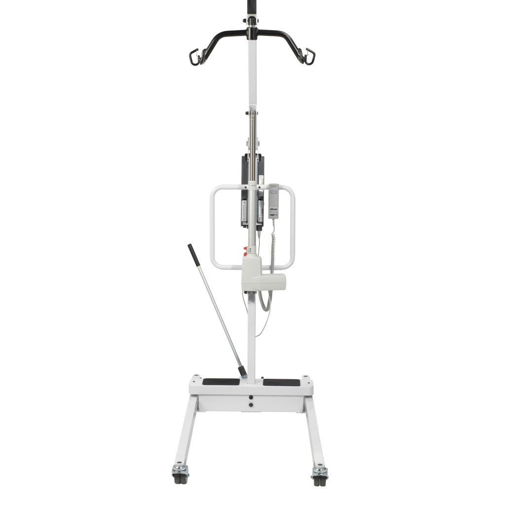 Battery-Powered Patient Lift - side view