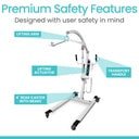 Electric "Hoyer" Patient Lift w/ Sling Vive Health - AskSAMIE: Answers for Accessibility