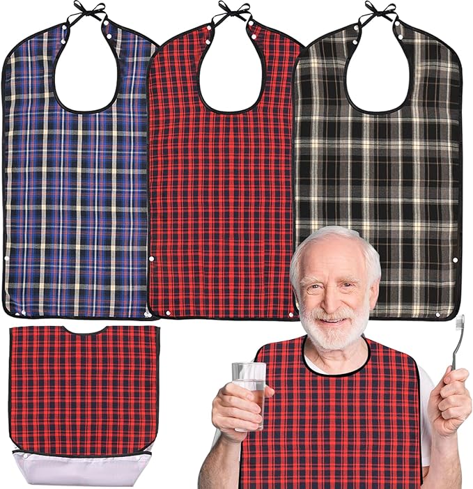 Everyday Ease Waterproof Adult Bibs AskSAMIE: Answers for Accessibility - AskSAMIE: Answers for Accessibility