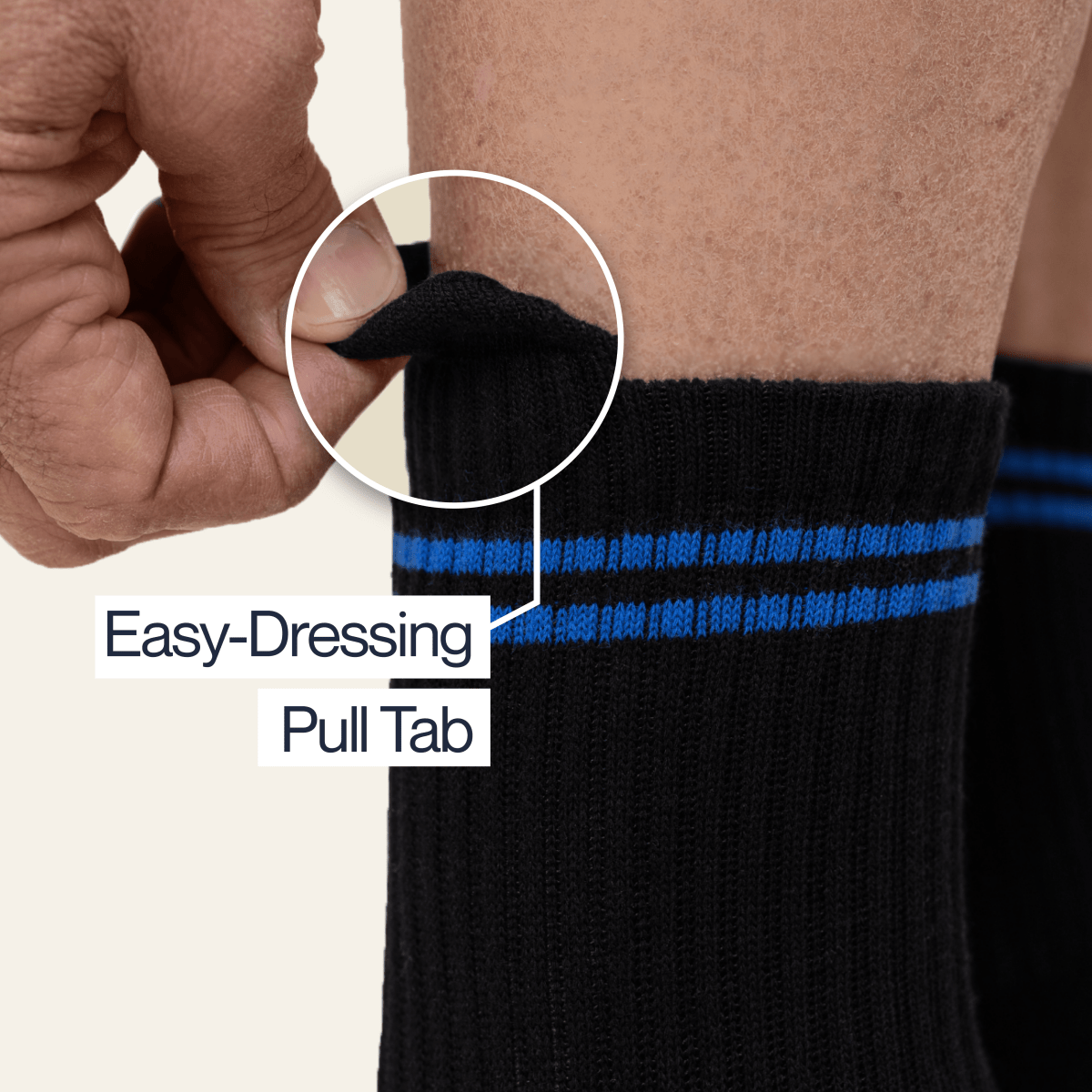 Everyday Gripper Socks 3 - Pack Joe & Bella - AskSAMIE: Answers for Accessibility