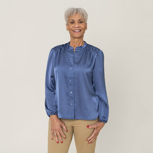 Everyday Magnetic Button Blouse for Women Joe & Bella - AskSAMIE: Answers for Accessibility
