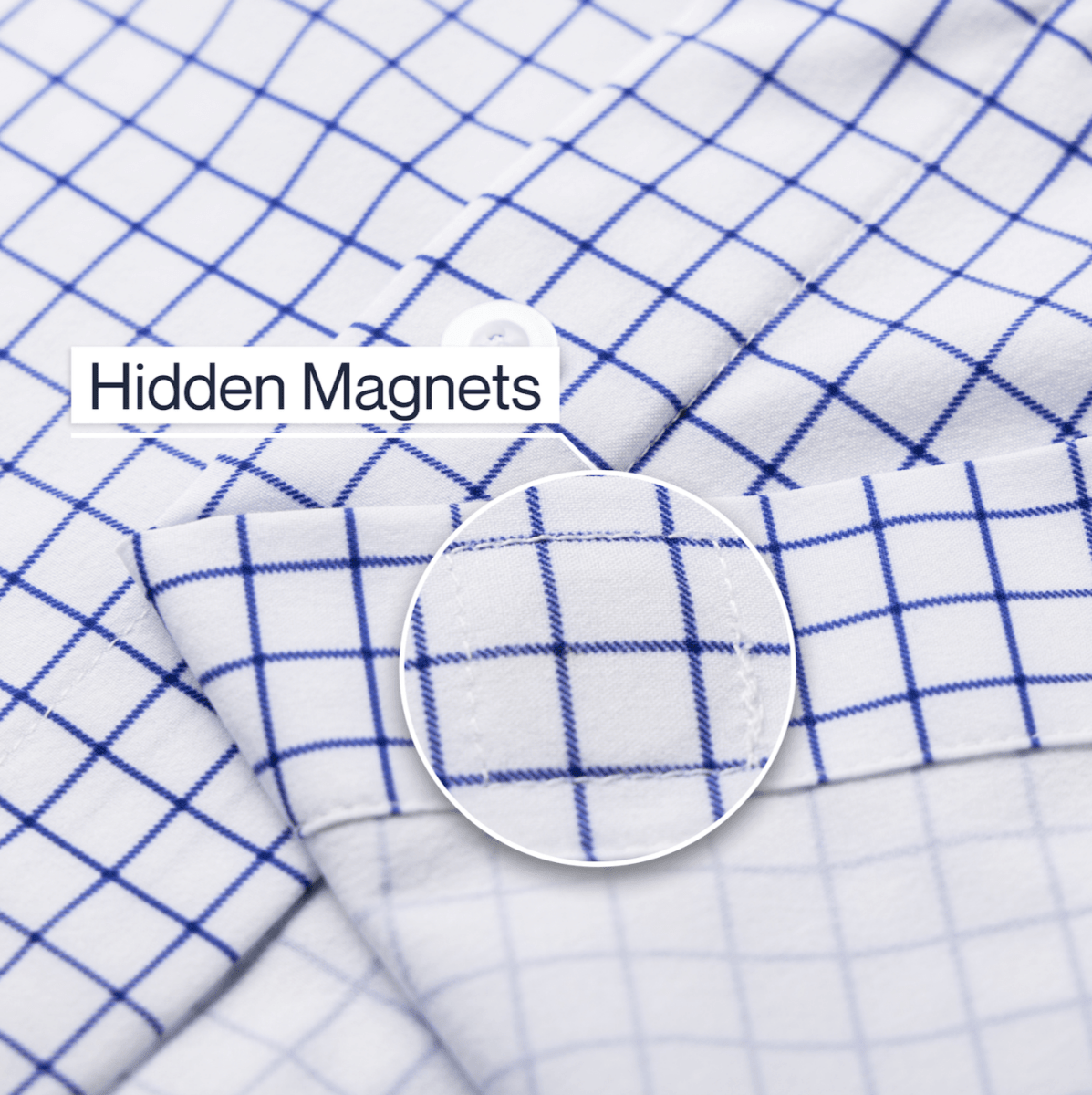 Everyday Magnetic Button - Down for Men | Tailored - Fit Joe & Bella - AskSAMIE: Answers for Accessibility