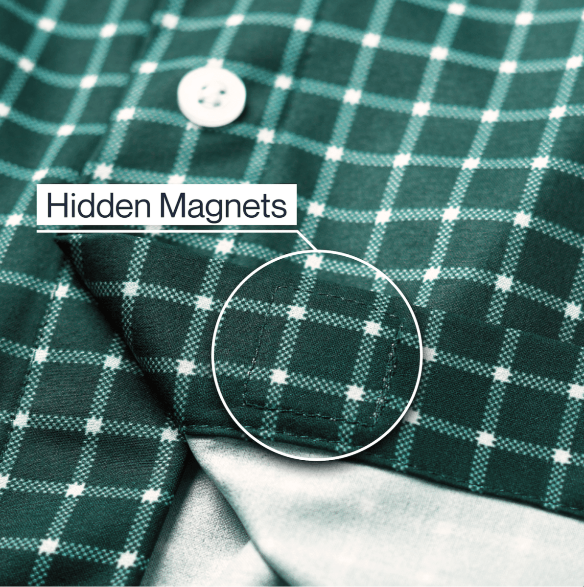 Everyday Magnetic Button - Down for Men | Tailored - Fit Joe & Bella - AskSAMIE: Answers for Accessibility