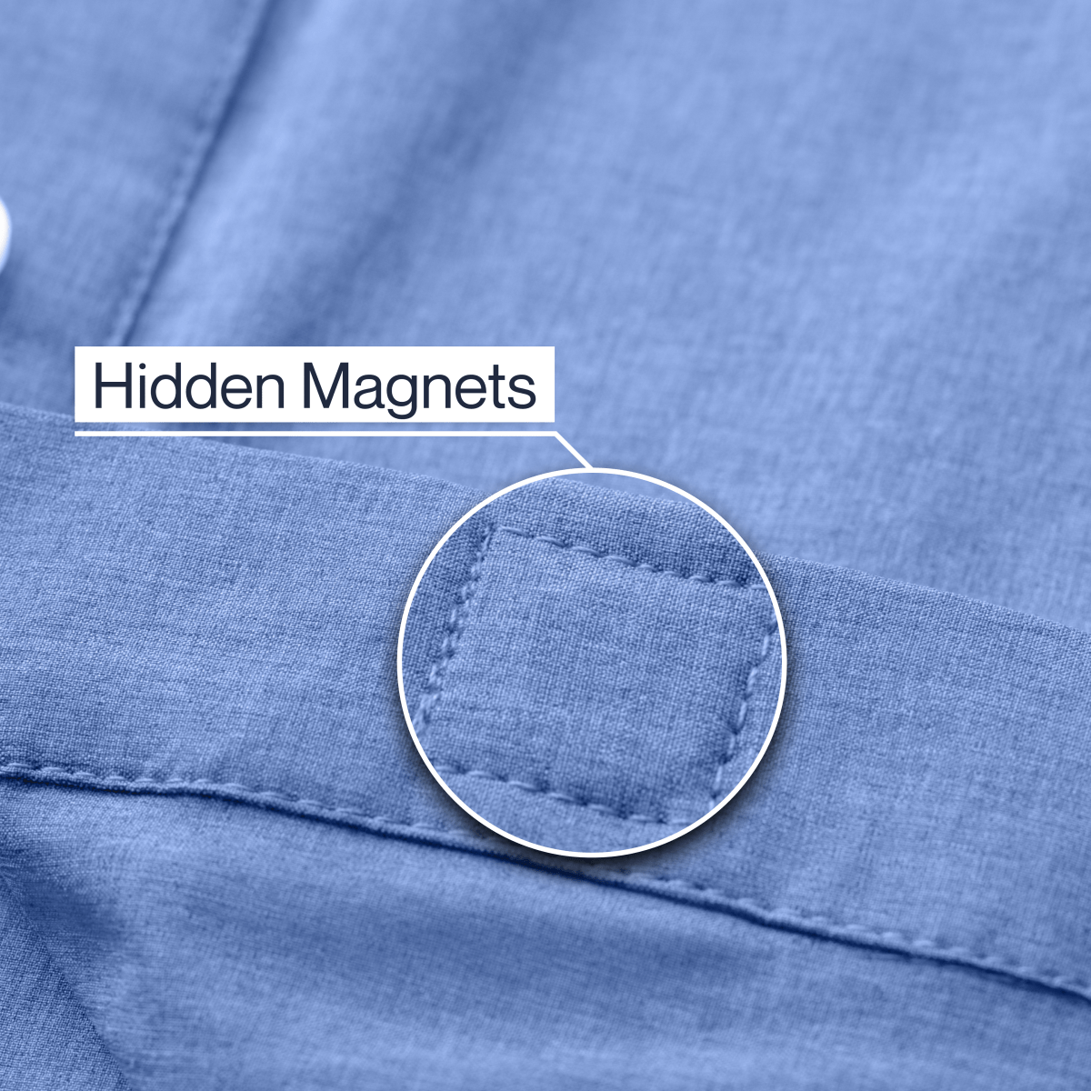 Everyday Magnetic Button - Down for Men | Tailored - Fit Joe & Bella - AskSAMIE: Answers for Accessibility