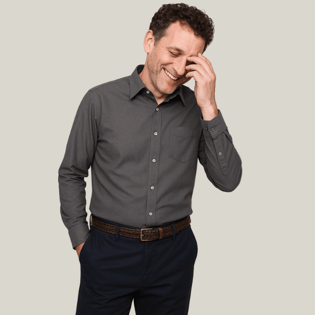 Everyday Magnetic Button - Down for Men | Tailored - Fit Joe & Bella - AskSAMIE: Answers for Accessibility