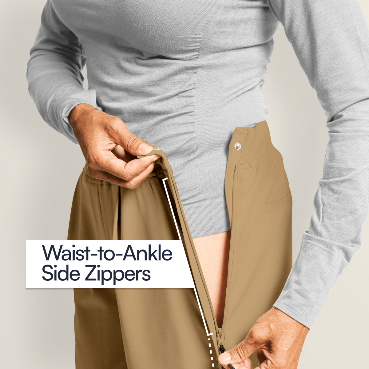 Everyday Side - Zip Pant for Women Joe & Bella - AskSAMIE: Answers for Accessibility
