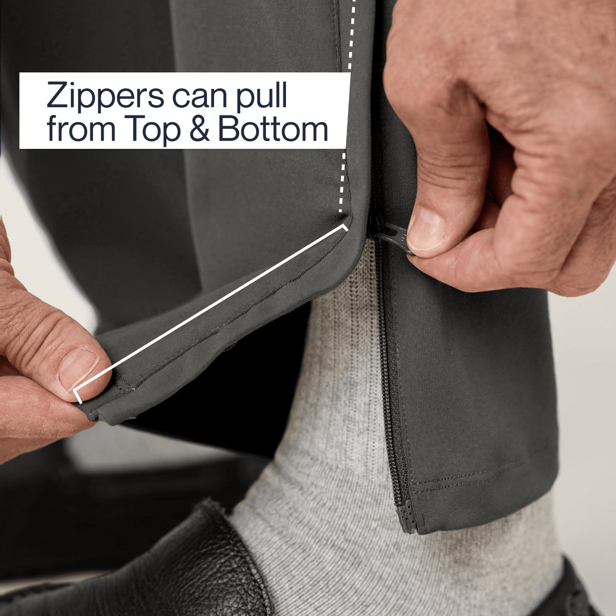 Everyday Side - Zip Pants for Men Joe & Bella - AskSAMIE: Answers for Accessibility
