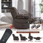 Dual motor lift recliner positions: upright reading, watching TV, 45 degree lift to standing, and 180 degree sleeping.